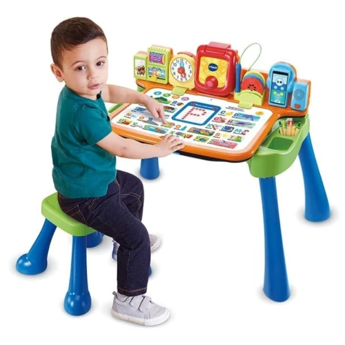 Magi Bureau VTech interactif 5 en 1 Mixte avec +24 activités éducatif - Jouet et Cadeau pour Enfants