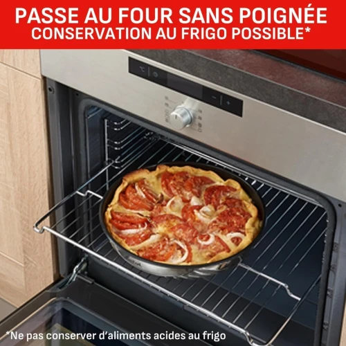 Batterie De Cuisine TEFAL 20 pièces à poignée amovible inox anti-adhésif - Poêle et Casseroles 