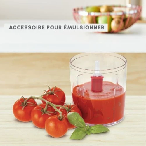 Hachoir Moulinex 4En1 500W Deux Vitesses 500ml 2 Lames en Inox - Multi Moulinette