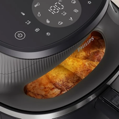 Friteuse Air Fryer Philips Sans Huile 6.2 L 1700 W Avec Fenêtre - Philips Série 3000 - قلاية هوائية