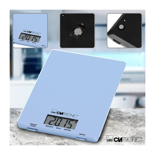 Balance De Cuisine Numérique 5 KG Clatronic en Verre ميزان مبطخ زجاجي