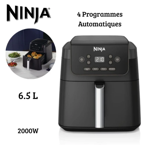 Friteuse Air Fryer NINJA sans huile 6.2L 2000W à air MAX PRO - 4 PROGRAMMES - AF170EU - قلاية هوائية