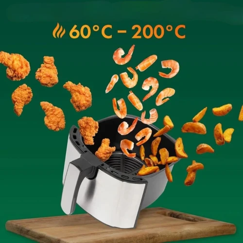 Friteuse Air fryer Proficook Inox 5.5L 1400W à air Écran Tactile - 7 Programmes - مقلاة هوائية