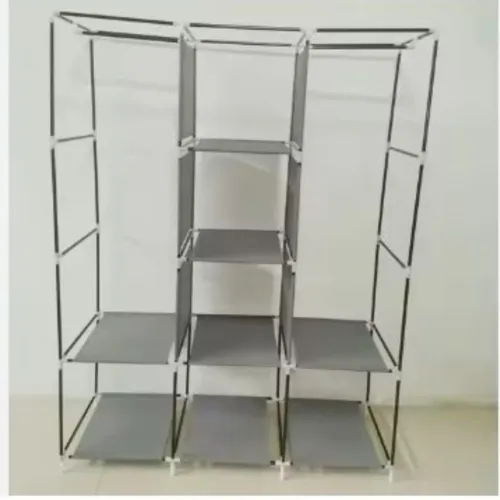 Armoire de Rangement en Tissu de Vetements Demontable Grenat خزانة ترتيب الملابس