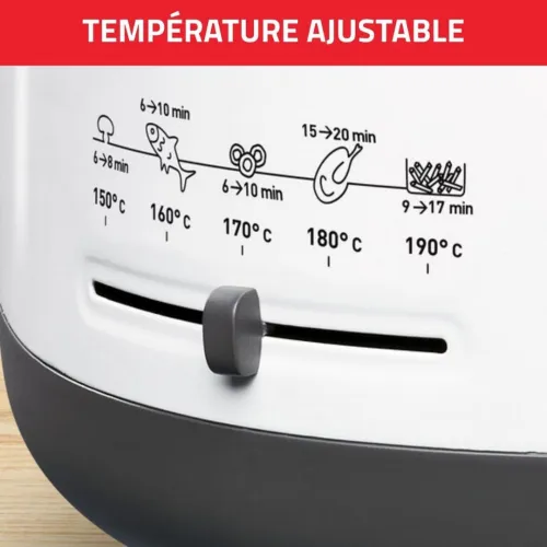 Friteuse Électrique à huile 1.2KG 2.1L 1900W SEB Filtra One FF162100 -