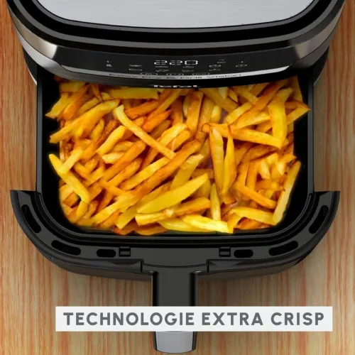 Friteuse Air Fryer Et Grill Moulinex sans huile 4.2L 1550W - 8 Programmes Tactile avec Fenêtre