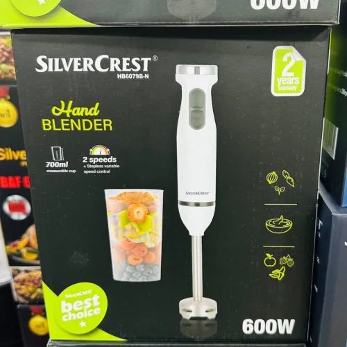Bras Mixeur Inox 600W Avec Tasse SilverCrest - خلاط يدوي كهربائي