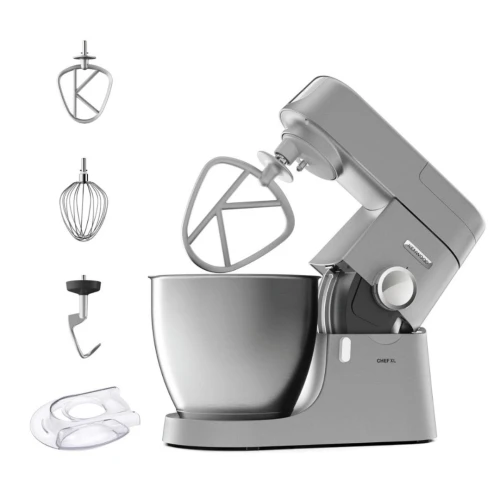 Robot Pétrin Pâtissier Kenwood 1200 W 6.7 L avec 3 Accessoires Multifonctions Chef XL - عجانة