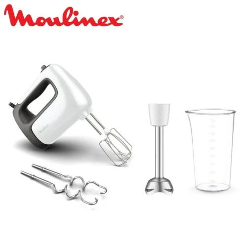 Batteur Mixeur Electrique Moulinex Prep'Mix+ - 500 W 5 Vitesses