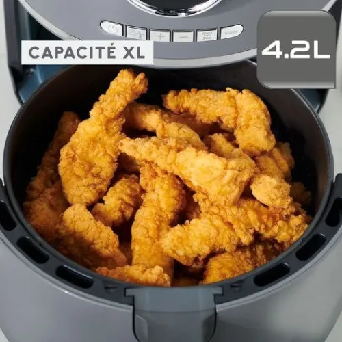 Friteuse Air Fryer Moulinex sans huile 4.2 1630W à air - 8 Programmes Automatiques - Easy Fry Ultra