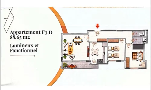 Vente Appartement F3 Alger Gue de constantine