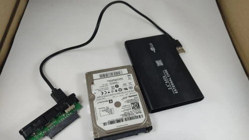 Disque dur 500 gb 2.5 hdd pour pc portable avec boite external 2 en 1