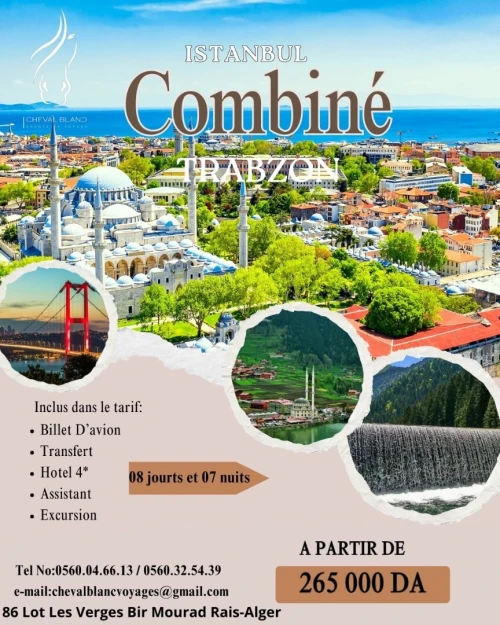 combiné trabzon istanbul