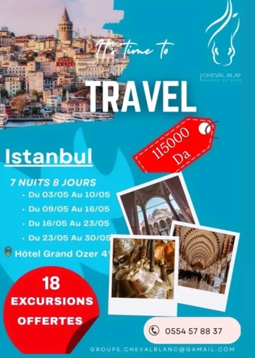 BIG PROMO ISTANBUL - Avril / Mai à partir 115.000 Dzd
