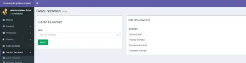 gestion scolaire