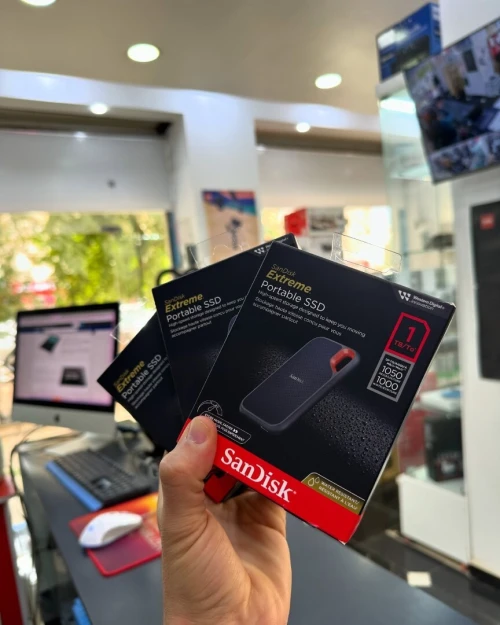 Disque SSD portable SanDisk Extreme 1 To  - Jusqu à 1050 Mo/s,  USB-C USB 3.2 Gen 2