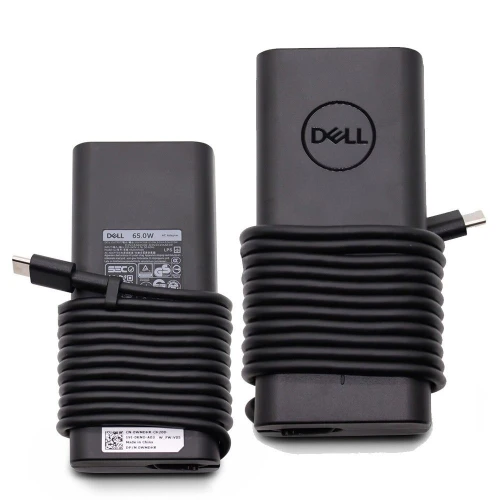 CHARGEUR LAPTOP DELL USB C TYPE C 65W ORIGINAL 20V 3.25A / 19V 3A / 9V 3A / 5V 3A AC ADAPTER