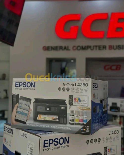 Imprimante Epson EcoTank L4260 multifonction à réservoirs - Couleur - 3en1 - A4 - USB, Wi-Fi