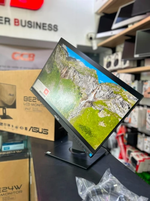 ASUS BE24WQLB Moniteur professionnel avec dalle IPS de 24,1, 16 :10 angle de vision large et colorimétrie 100 % sRGB (1920x1200 WUXGA pied de support ergonomique