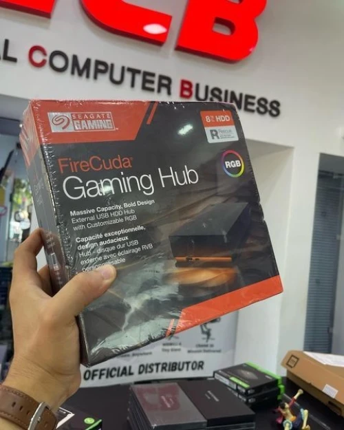DISQUE EXTERNE SEAGATE FIRECUDA GAMING HUB 8TB RGB