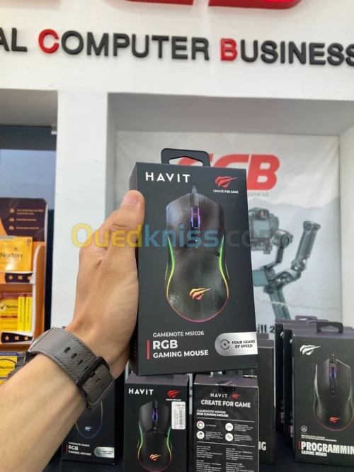 SOURIS HAVIT GAMENOTE RGB PROGRAMABLE MS1003 MS70 MS737 MS1012A MS814  MS953 MS1026