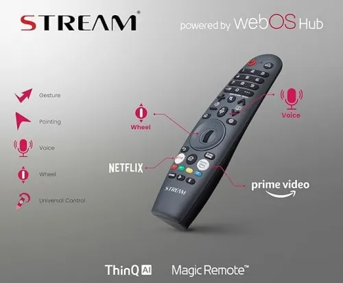 Télécommande TV STREAM WebOS