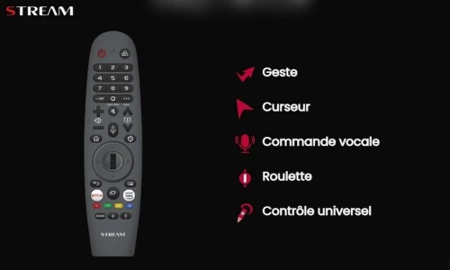 Télécommande TV STREAM WebOS