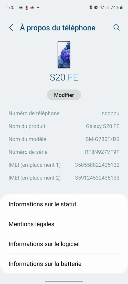 Samsung S20 FE