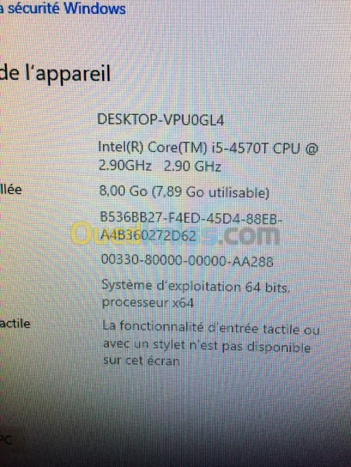 Lenovo Thinkcenter M93p - i5 4570T