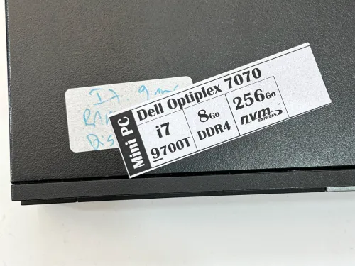 MINI PC DELL - i7 9eme /8Go /256Go NVME