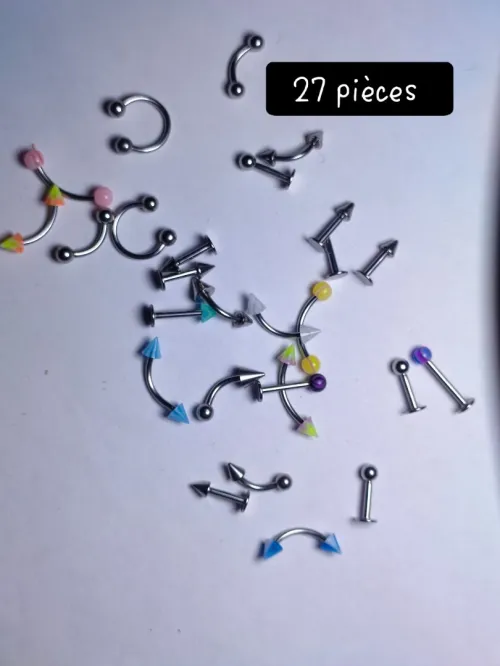 Matériel piercing acier inoxydable 