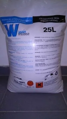 Résine Cationique, Anionique ou Mixte pour Traitement de l'Eau