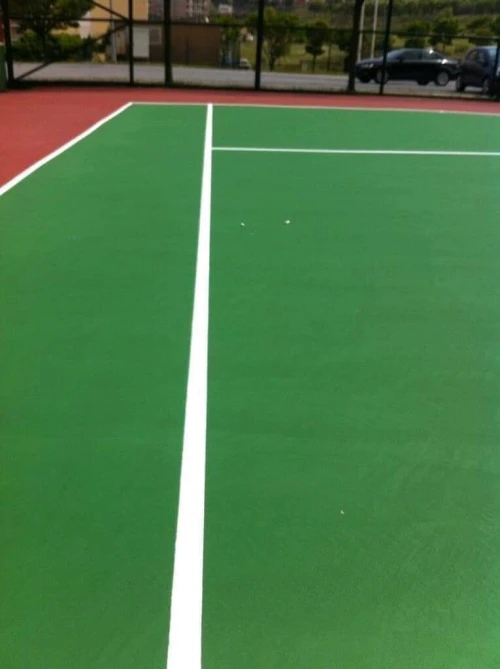 Revêtement terrain de sport et salle en sols sportifs gomme synthétique acrylique epdm tapis 