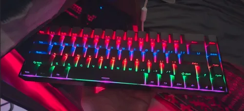 Ajazz AK680 - Mechanical keyboard, Wired, Red switch