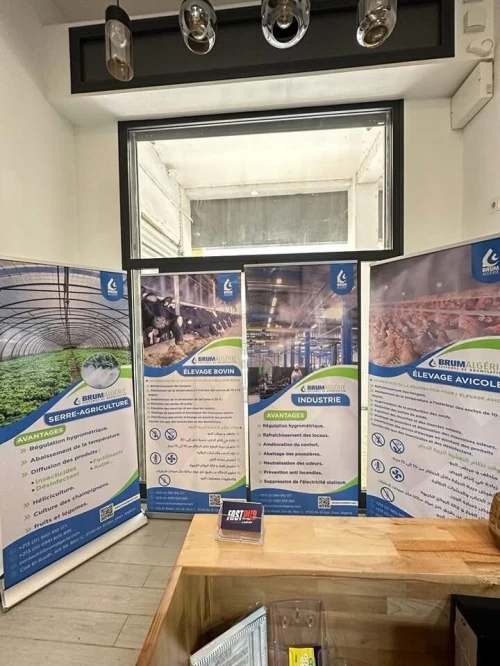 Roll up personnalisée / banner publicitaire 