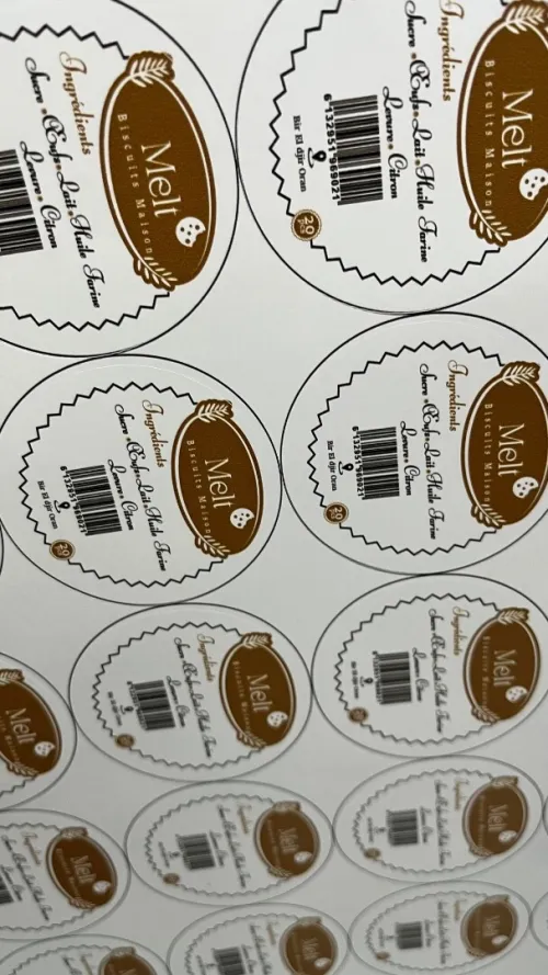 Pastilles adhésives personnalisées