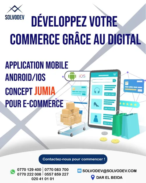 Développement Rapide et Fiable d'Applications Android / IOS en Algérie
