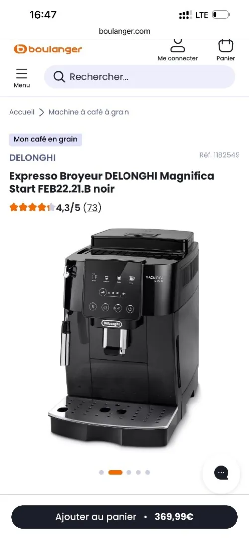 Delonghi magnifica start