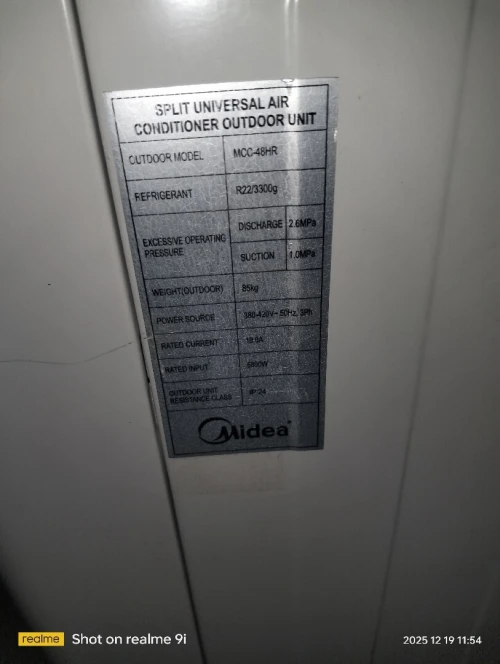 Climatiseur midea 48bet