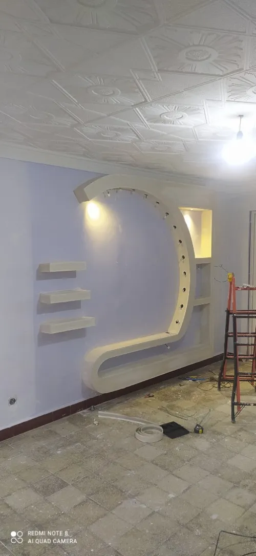 Placo plâtre et peinture décorative