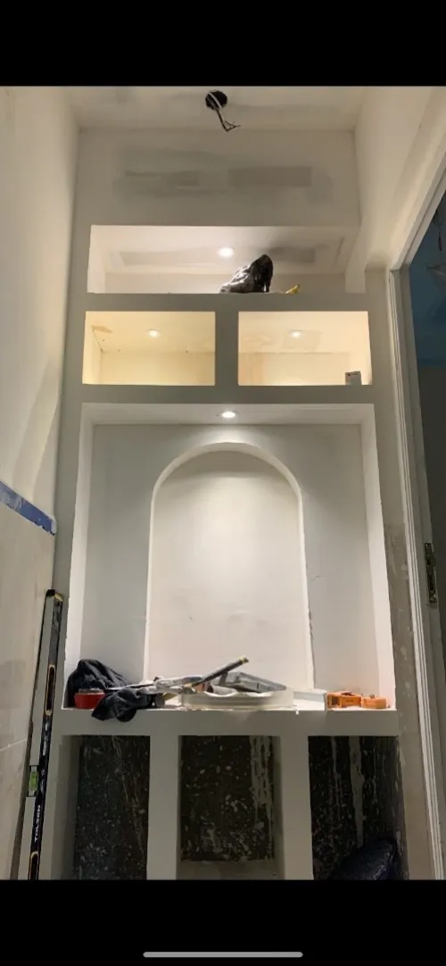 Placo plâtre et peinture décorative