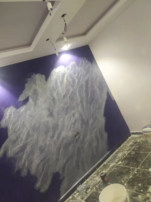 Placo plâtre et peinture décorative