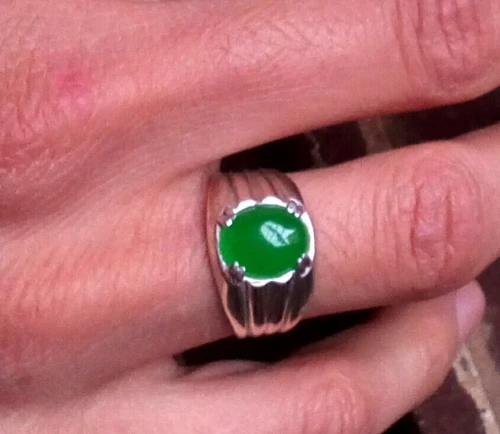 2 Bagues Jade indien