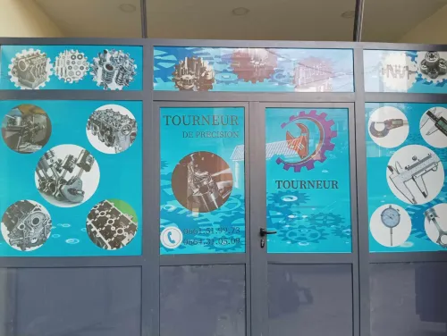 Habillage vitrine 
