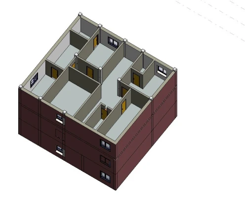 Modélisation 3D d'architecture (Plans 2D vers 3D) par revit