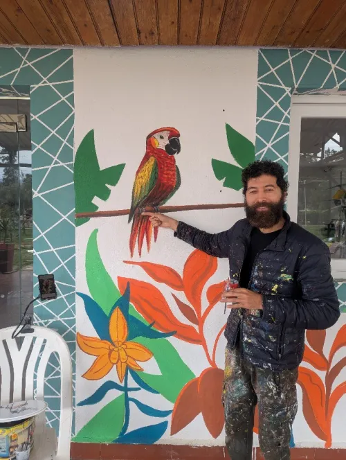 الرسم على الجدران dessin sur le mur