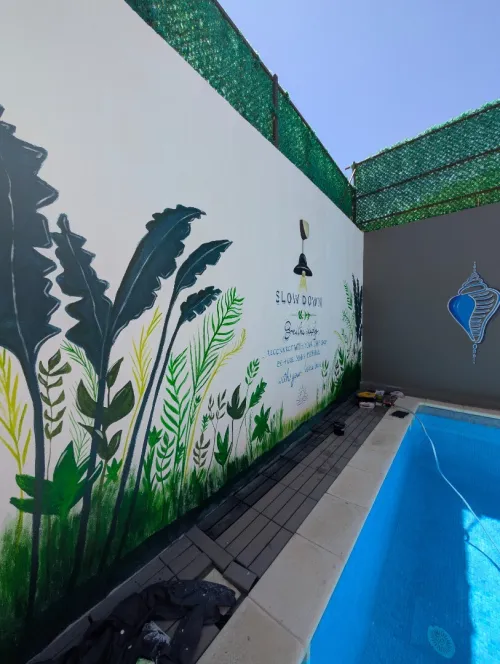 الرسم على الجدران dessin sur le mur