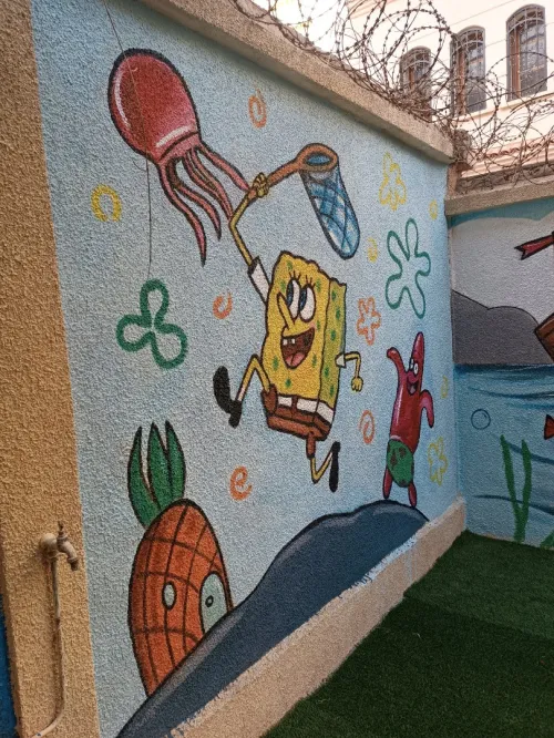 الرسم على الجدران dessin sur le mur