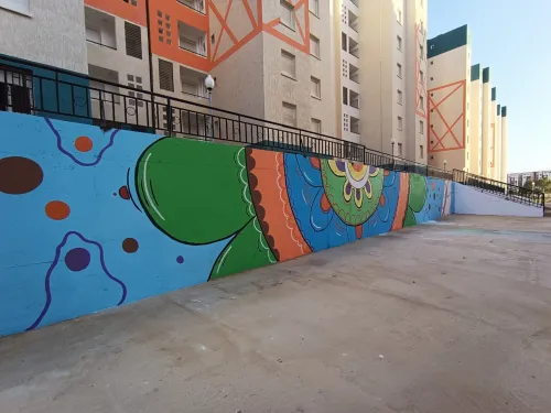الرسم على الجدران dessin sur le mur