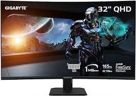 (VENDU) GIGABYTE GS32QC 32" QHD 2K VA 165Hz 1ms HDMI/DP